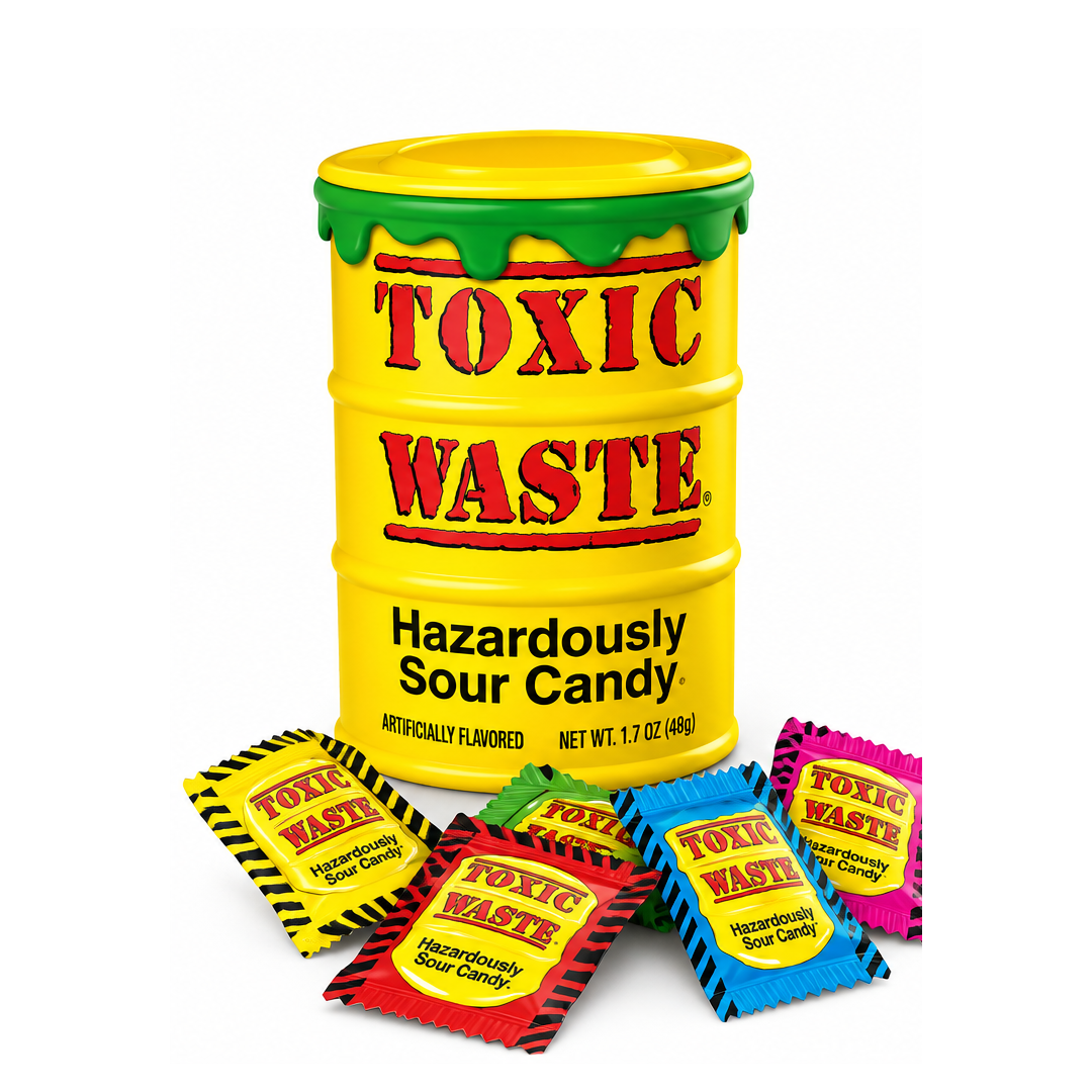 Toxic Waste Sour Candy — 48 g · pieza