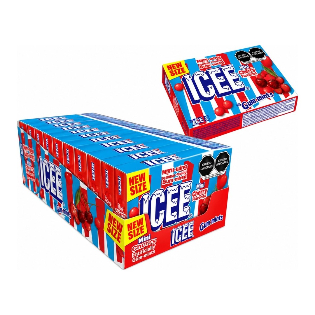Mini Cherry ICEE Cereza King Size — Inner 11 pz · 85 g