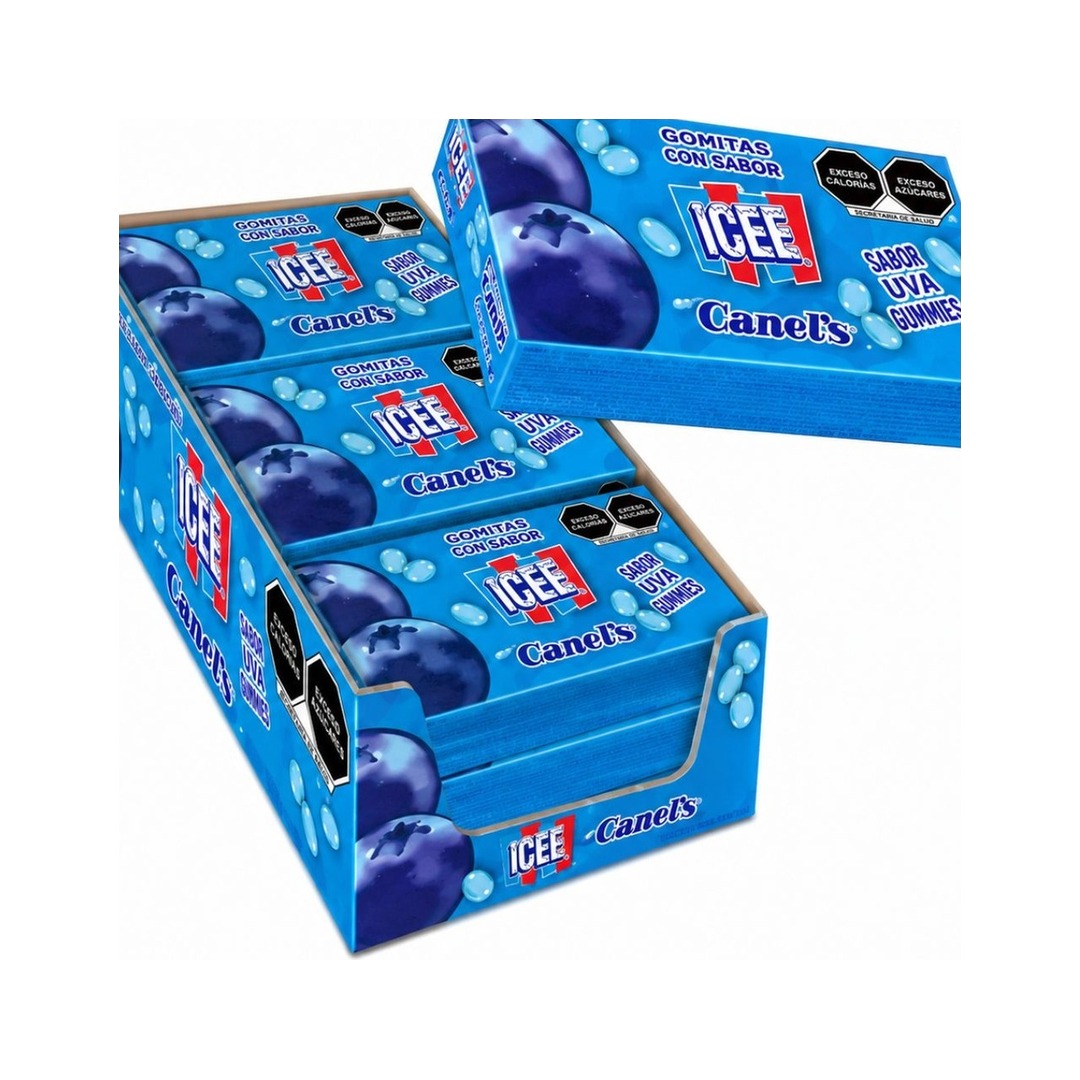 Mini Jelly Icee mora azul — Inner 9 pz · 50 g