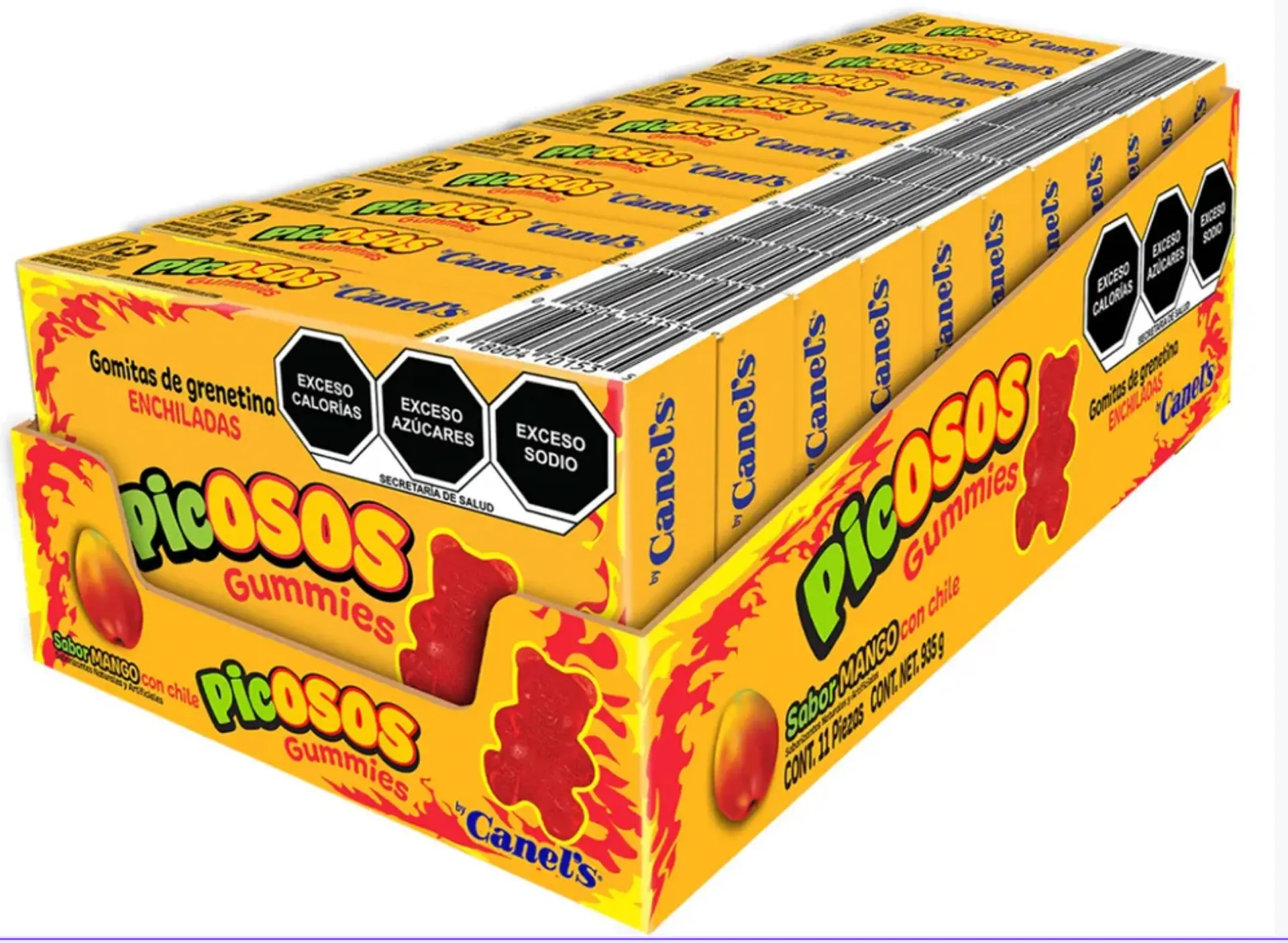 Picosos Gummies Mango Enchilado — 85 g · Inner 11 pz