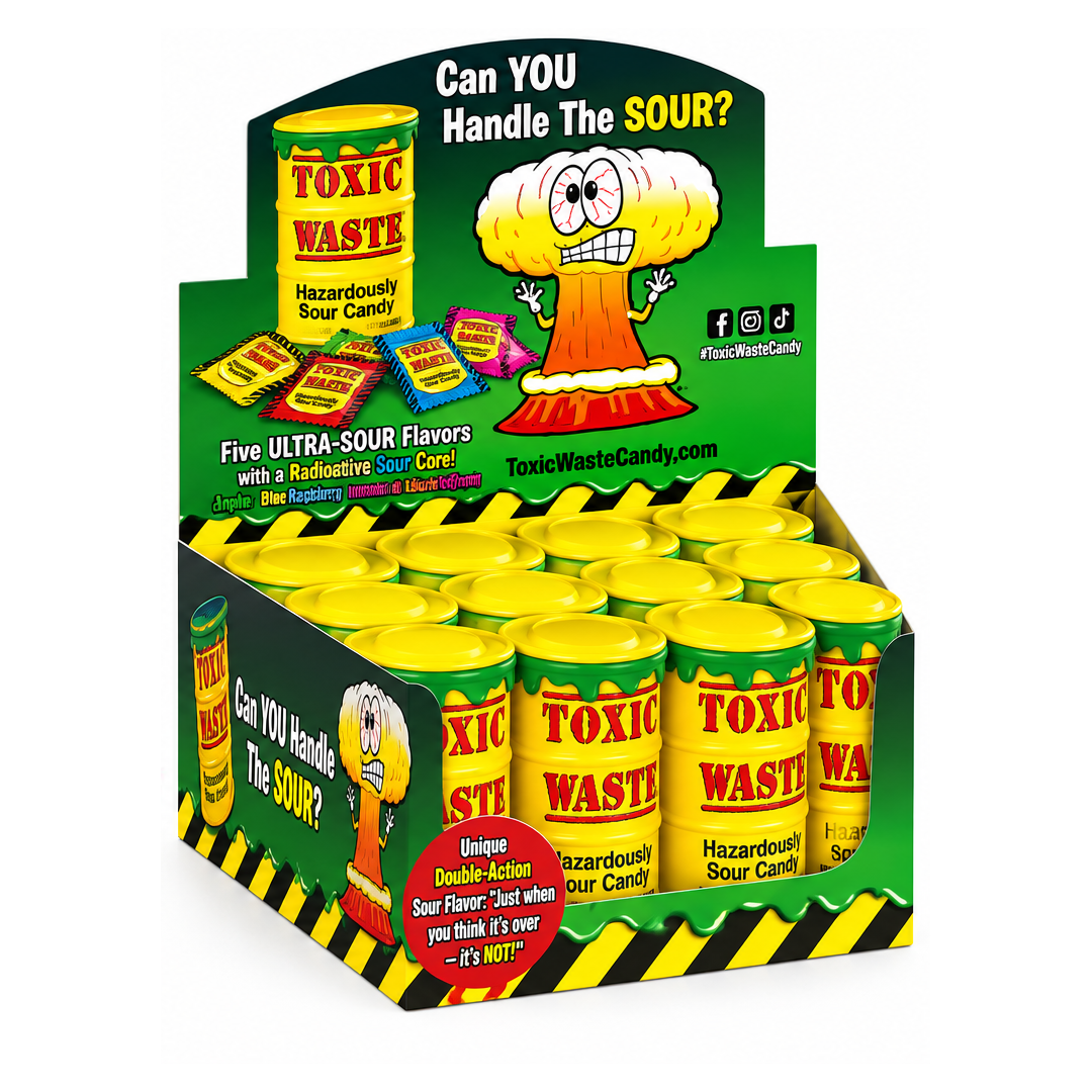 Toxic Waste Sour Candy — Caja 12/12