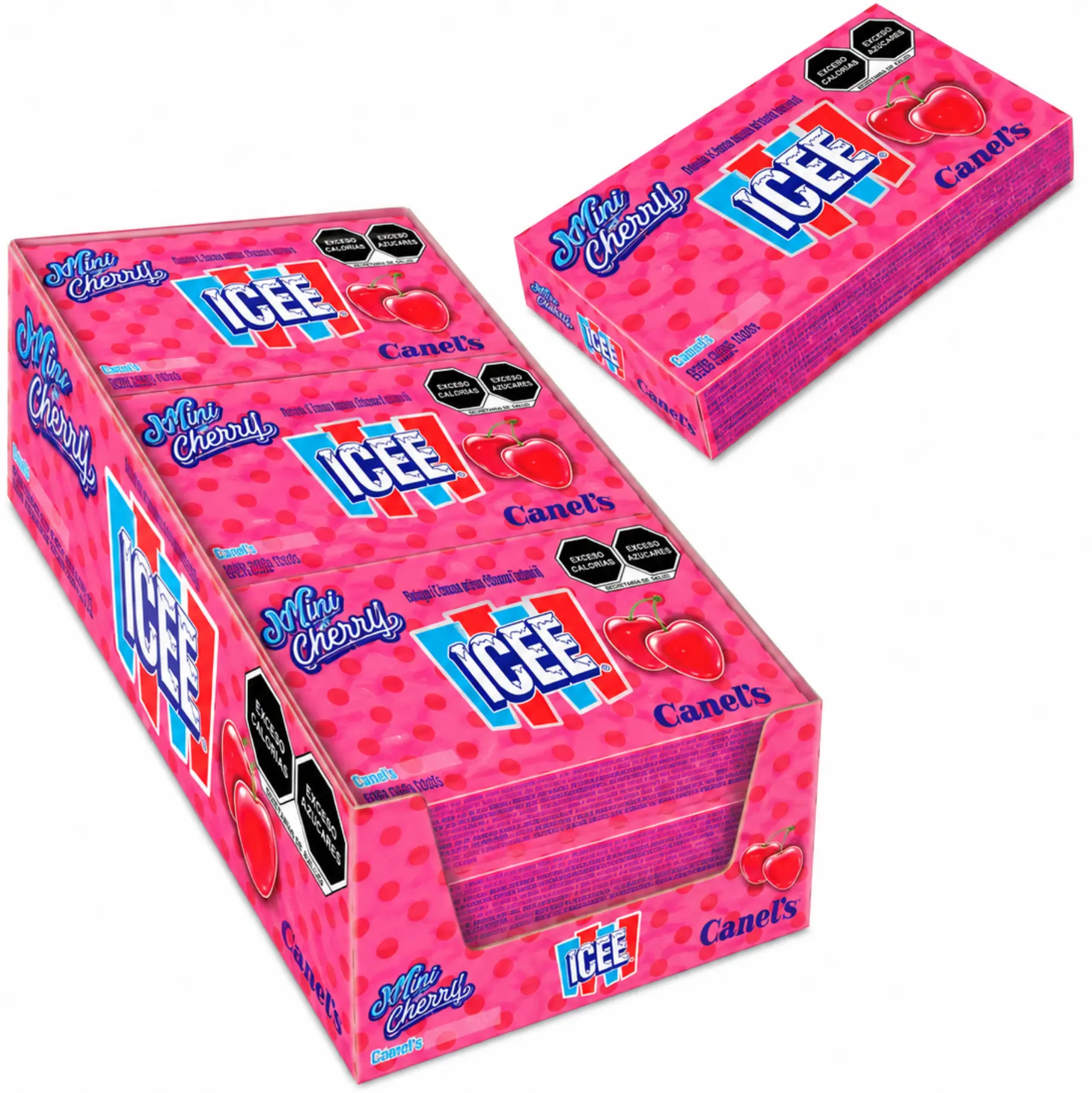 ICEE Jelly Hearts Cereza — Inner 9 pz · 50 g
