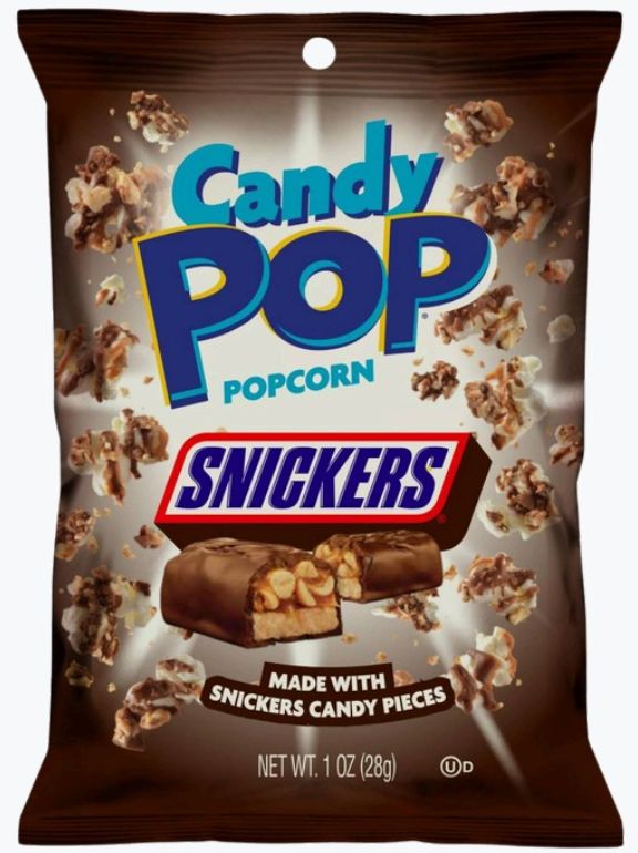 Candy Pop Popcorn Snickers — 28 g