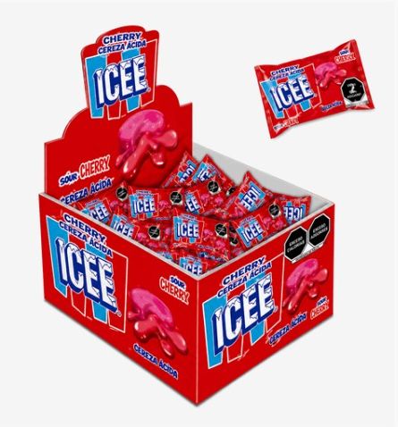ICEE chicle centro liquido cereza — Inner 45 pz